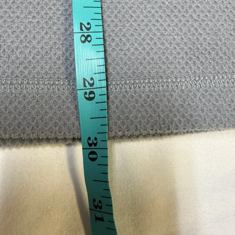 The North Face Men’s 1/4 Zip Fleece‎ Pullover XXL Gray Textured EUC